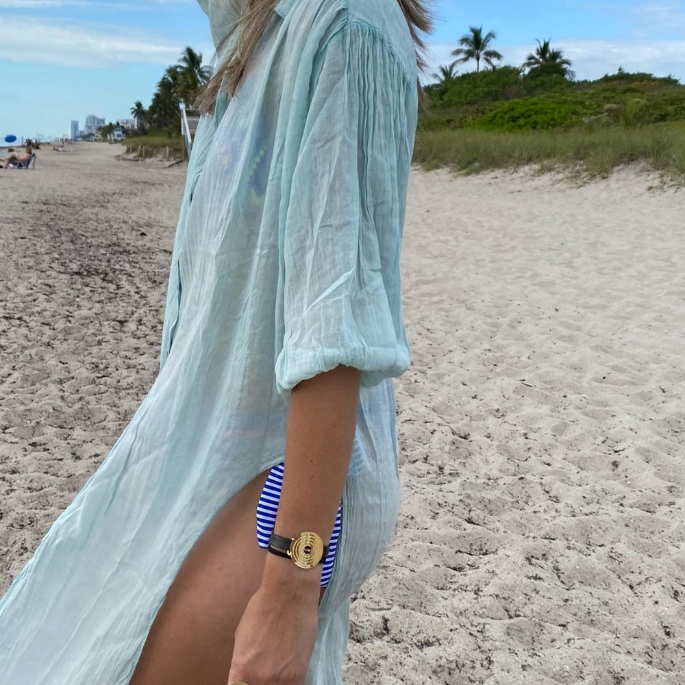 🌊 Light & Breezy Beach Cover-Up - Made in Italy 🌿 - Picture 6 of 11